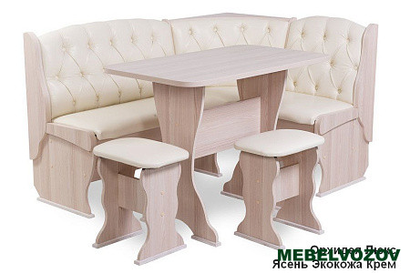 Кухонный уголок Орхидея Люкс ЯСЕНЬ от магазина Мебельвозов в Нижнем Новгороде