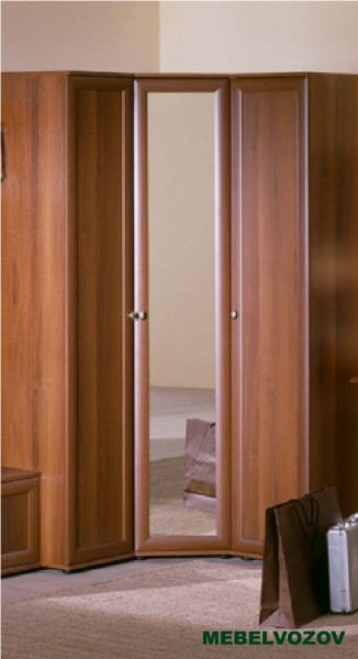 Шкаф угловой 2 "Милана" (с зеркалом) от компании Мебельвозов в Нижнем Новгороде