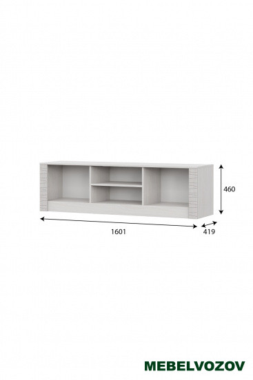 "Гамма 20" Тумба для телевидеоаппаратуры (1600) Серия №4 от интернет магазина Mebelvozov в Нижнем Новгороде