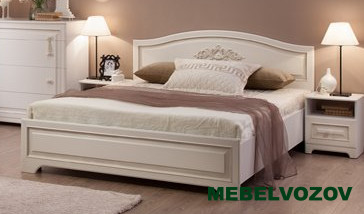 Кровать полутороспальная 1,4 Белла (комфорт)(Белый/джелато софт) от магазина Мебельвозов в Нижнем Новгороде