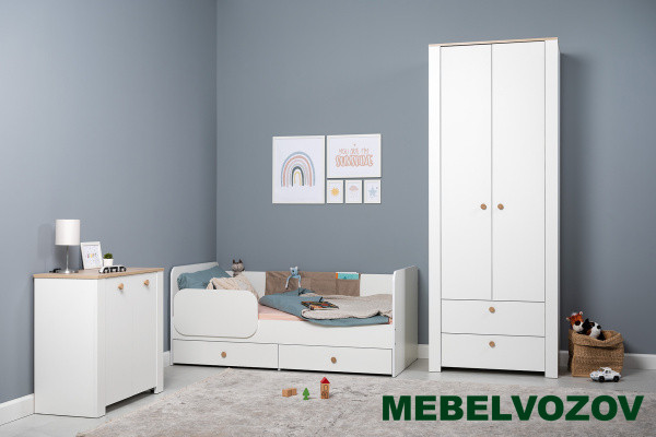 Модульная детская Джастин. Комплект 2 - фото, картинки на сайте mebelvozov.ru в Нижнем Новгороде Модульная детская Джастин. Комплект 2 детальное изображение от магазина mebelvozov.ru в Нижнем Новгороде