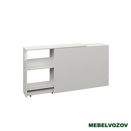 Марвэл Тумба выкатная 16.159 (Белый PE шагрень) детальное изображение от магазина mebelvozov.ru в Нижнем Новгороде