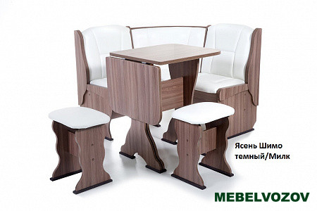 Кухонный уголок Нарцисс Ясень/Крем от магазина Мебельвозов в Нижнем Новгороде