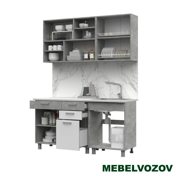 ДЕНВЕР кухонный гарнитур 1.6 от магазина Мебельвозов в Нижнем Новгороде