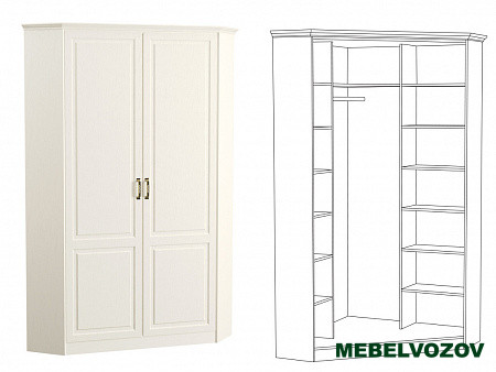 Ливерпуль Шкаф для одежды угловой 13.124 от компании Мебельвозов в Нижнем Новгороде