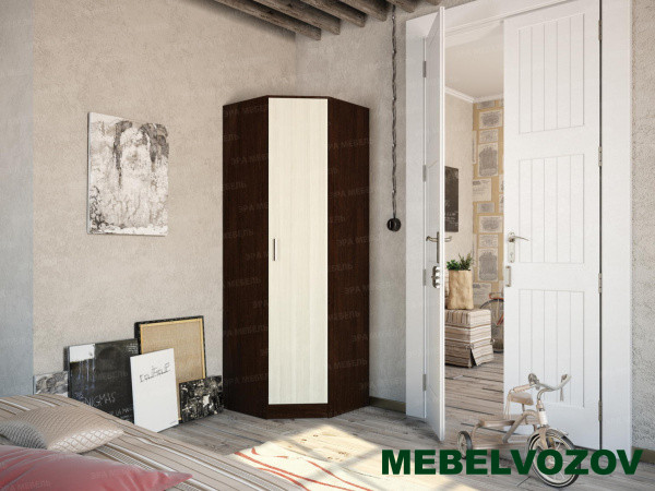 Шкаф угловой венге/лоредо от компании Мебельвозов в Нижнем Новгороде