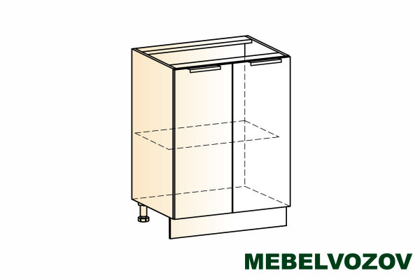 Стоун шкаф рабочий L600 2 дв.гл. фото от Мебельвозов в Нижнем Новгороде