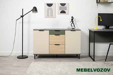 Марвэл Комод 16.234.02 (Темно - серый U2601) от магазина Мебельвозов в Нижнем Новгороде