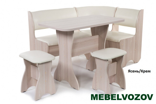 Кухонный Уголок Тюльпан Венге/Крем  от магазина Мебельвозов в Нижнем Новгороде