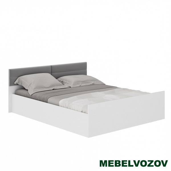 Кровать с настилом ЛДСП Фьюжн КР-18 160х200 от магазина Мебельвозов в Нижнем Новгороде