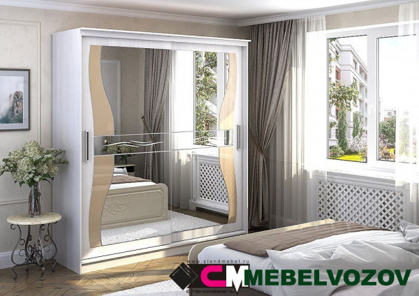 Шкаф-купе Олимп 1 (анкор) от компании Мебельвозов в Нижнем Новгороде