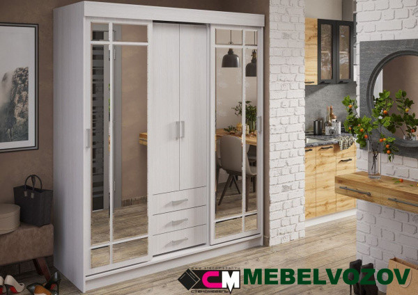 Шкаф купе ЛИДЕР 1К от компании Мебельвозов в Нижнем Новгороде