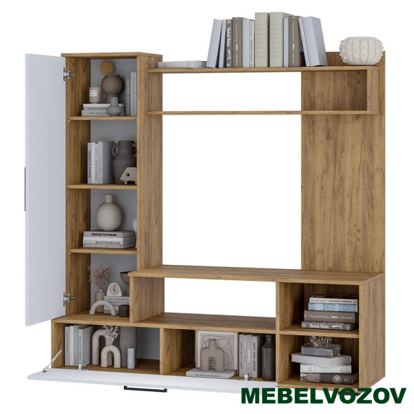 Стенка Евро-2 - фото от интернет магазина Mebelvozov в Нижнем Новгороде Стенка Евро-2 от интернет магазина Mebelvozov в Нижнем Новгороде