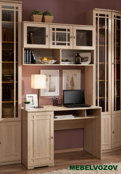 Шкафы для книг Библиотека «Sherlock» (Шерлок). Компоновка 3 - фото от компании Мебельвозов Шкафы для книг Библиотека «Sherlock» (Шерлок). Компоновка 3 от компании Мебельвозов