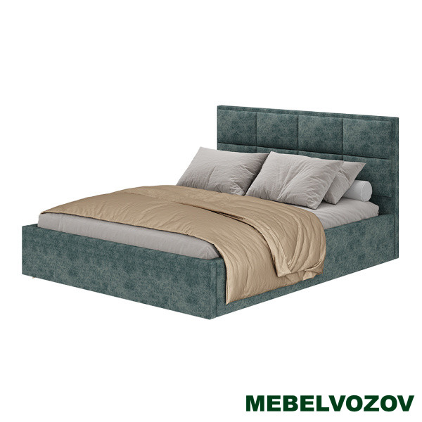 фото Кровать 160х200 с подъемным механизмом Линда (морская волна) от магазина Мебельвозов в Нижнем Новгороде Кровать 160х200 с подъемным механизмом Линда (морская волна) от магазина Мебельвозов в Нижнем Новгороде