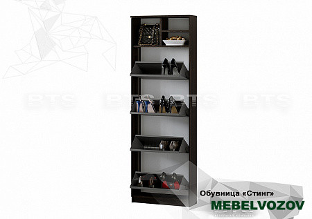 Обувница Стинг 4 секции (венге/дуб атланта) от магазина Мебельвозов в Нижнем Новгороде