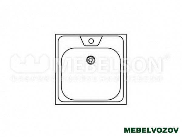 Фото мойка врезная clm480.480-gt6k бергамо элемента от сайта Мебельвозов в Нижнем Новгороде