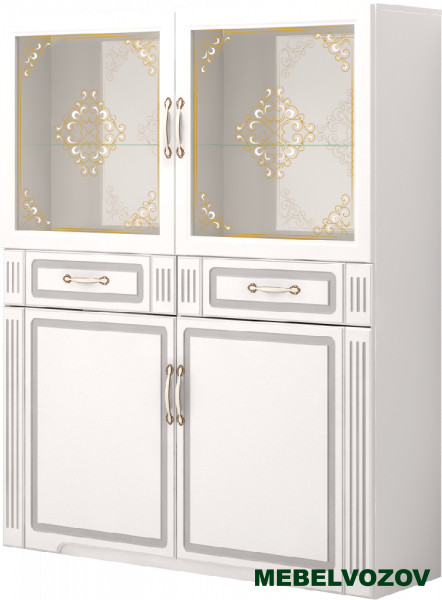 Витрина для гостиной 39 «Виктория» Шкаф комбинированный от Mebelvozov в Нижнем Новгороде