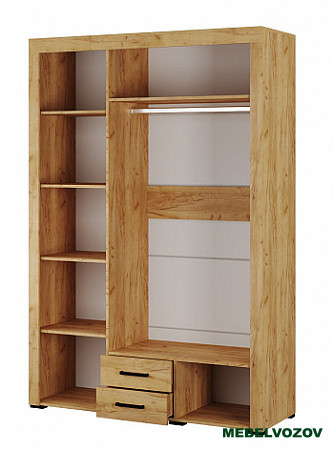 Шкаф для одежды Адель (белый/дуб крафт) от компании Мебельвозов в Нижнем Новгороде
