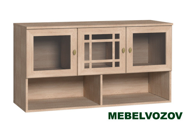 Шкаф навесной  Дуб Сонома Sherlock 4 от компании Мебельвозов в Нижнем Новгороде