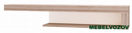 Люмен 04 Полка навесная (белый глянец) фото от Мебельвозов в Нижнем Новгороде