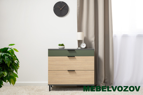 Марвэл Комод 16.234.03 (Темно - серый U2601) от магазина Мебельвозов в Нижнем Новгороде