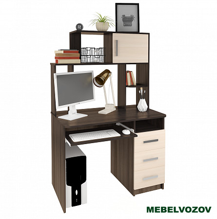 Стол компьютерный Интел-12(Бодега темная/бодега светлая) от магазина Мебельвозов в Нижнем Новгороде