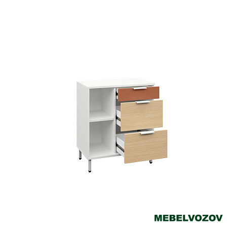 Марвэл Тумба 16.160 (Белый PE шагрень) детальное изображение от магазина mebelvozov.ru в Нижнем Новгороде