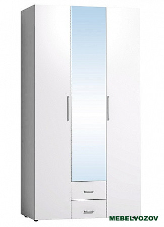 Шкаф для одежды и белья Монако 444 (Белый) от компании Мебельвозов в Нижнем Новгороде