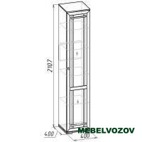 Шкаф для посуды Sherlock131 ПРАВЫЙ (Дуб Сонома) фото от Мебельвозов в Нижнем Новгороде