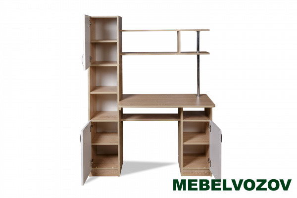 Стол компьютерный СК-7 (дуб сонома/белый) от магазина Мебельвозов в Нижнем Новгороде