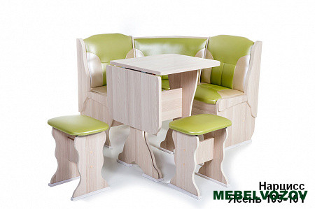Кухонный уголок Нарцисс Ясень/114-101 от магазина Мебельвозов в Нижнем Новгороде