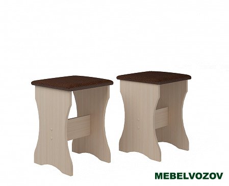 Табурет с мягким сидением 2шт Трапези Тессера(Анкор светлый) от магазина Мебельвозов в Нижнем Новгороде