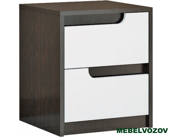 фото Тумба прикроватная Гавана (Венге/Белый акрил) от магазина Мебельвозов в Нижнем Новгороде Тумба прикроватная Гавана (Венге/Белый акрил) от магазина Мебельвозов в Нижнем Новгороде