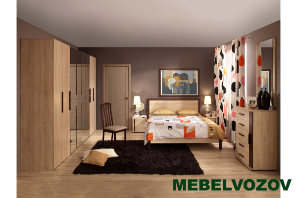 Модульная спальня BAUHAUS Компоновка 2 от магазина Мебельвозов в Нижнем Новгороде