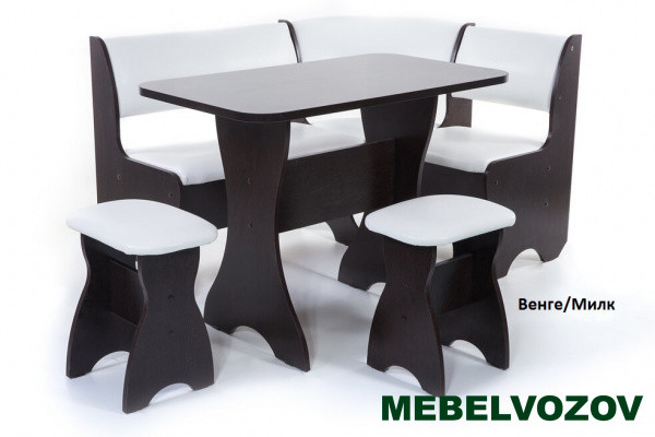 Кухонный Уголок Тюльпан Венге/Крем  от магазина Мебельвозов в Нижнем Новгороде