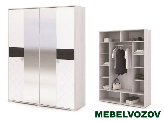Шкаф 4-х створчатый Сальма ШК 024 от компании Мебельвозов в Нижнем Новгороде