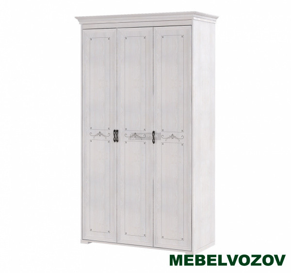 Шкаф распашной Афродита 06 3-х дверный без ЗЕРКАЛА (без карниза) от компании Мебельвозов в Нижнем Новгороде