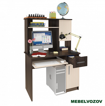 Стол компьютерный Интел-15 (бодега cветлый/бодега темный) от магазина Мебельвозов в Нижнем Новгороде
