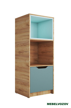 RICH Стеллаж СЖ-002 (Мята/голубой) детальное изображение от магазина mebelvozov.ru в Нижнем Новгороде