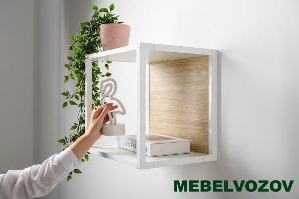 Марвэл Полка 16.487 (Белый PE шагрень, Плэйн)