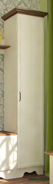 Шкаф однодверный в гостинную Латте 1 от компании Мебельвозов в Нижнем Новгороде