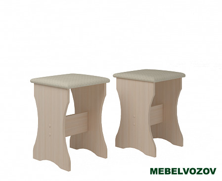 Табурет с мягким сидением 2шт Трапези Эна (Анкор светлый) от магазина Мебельвозов в Нижнем Новгороде
