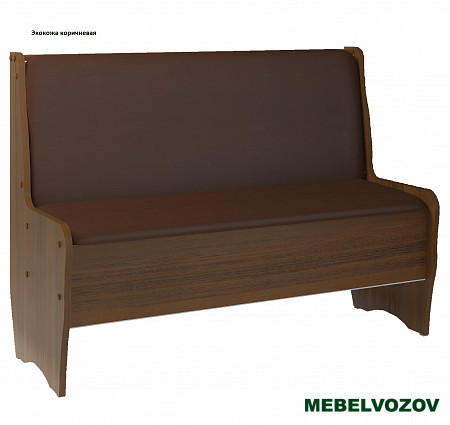Скамья двойная Трапези Эна(Орех Экко) от магазина Мебельвозов в Нижнем Новгороде