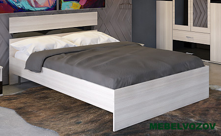 Кровать двуспальная Сити 73 с ортопедическим основанием фото от Мебельвозов в Нижнем Новгороде