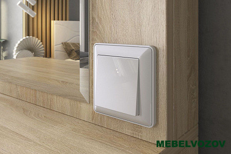 Трюмо Зара (Дуб сонома/белый) от магазина Мебельвозов в Нижнем Новгороде