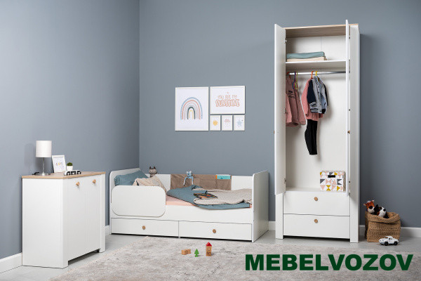 Модульная детская Джастин. Комплект 2 - фото, картинки на сайте mebelvozov.ru в Нижнем Новгороде Модульная детская Джастин. Комплект 2 детальное изображение от магазина mebelvozov.ru в Нижнем Новгороде