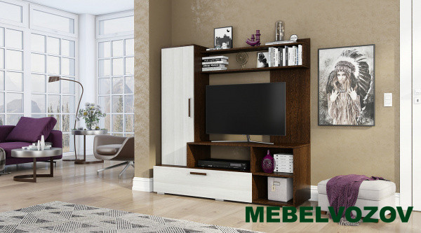 Стенка Евро-2 - фото от интернет магазина Mebelvozov в Нижнем Новгороде Стенка Евро-2 от интернет магазина Mebelvozov в Нижнем Новгороде
