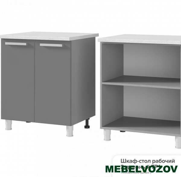 Белый кухонный гарнитур Прованс 2 Компоновка 4 от магазина Мебельвозов в Нижнем Новгороде