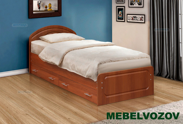 Кровать "Венеция 1" с ящиками 900 МДФ матовый от магазина Мебельвозов в Нижнем Новгороде